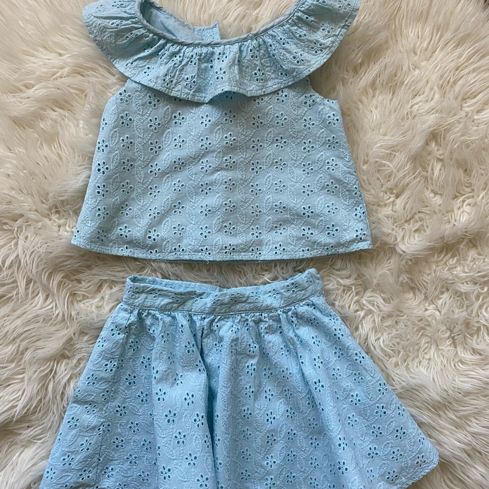 🚨HOST PICK🚨Janie and Jack set (shirt + skirt)